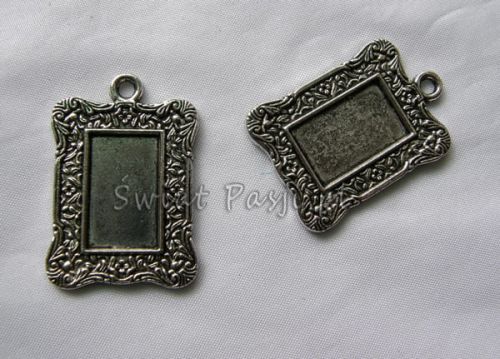 zawieszka - prostokątna ramka 25x32mm