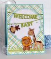 wykrojnik Taylored expressions - welcome baby banner