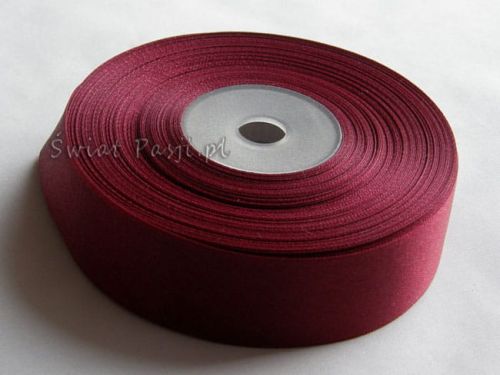 wstążka satynowa - wiśniowy (25mm)