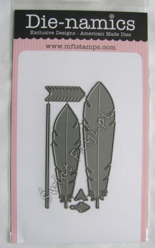wykrojnik Die-namics - pióra i strzała (Feathers and Arrows)