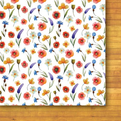 papier scrapbook Galeria Papieru - bezkresne łąki 01