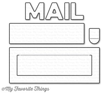 wykrojnik Die-namics - mail delivery [1141]