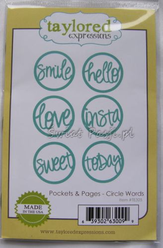 wykrojnik Taylored expressions - circle words