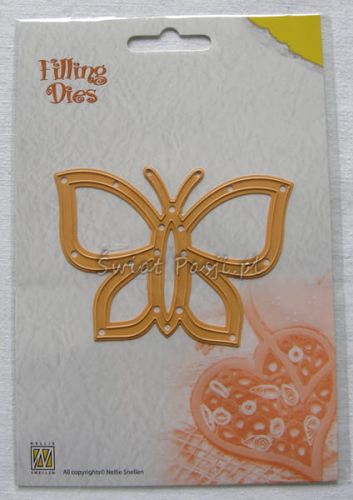 wykrojnik - nellie's filling dies - motyl [QD 004]