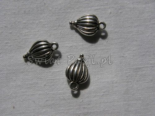 wisiorek - balon (platynowy) 12x12mm