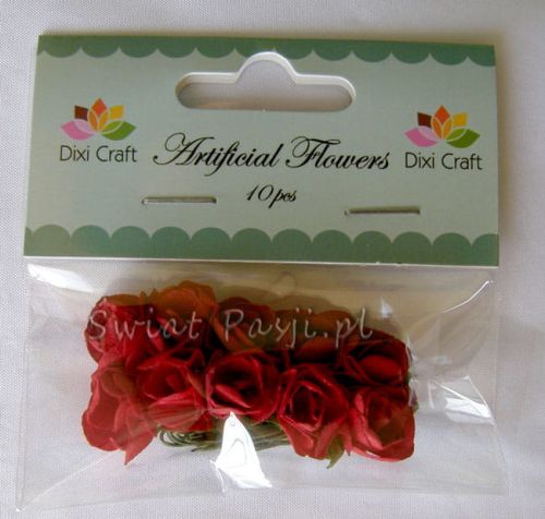 papierowe róże - czerwone [AF005]