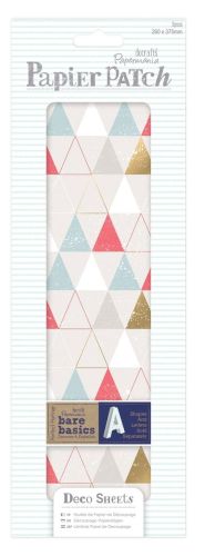 papier do decoupage - papier patch - geometric neon T [PMA169319]