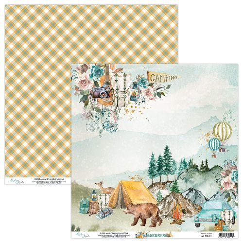 papier scrapbook Mintay Papers - wilderness 01