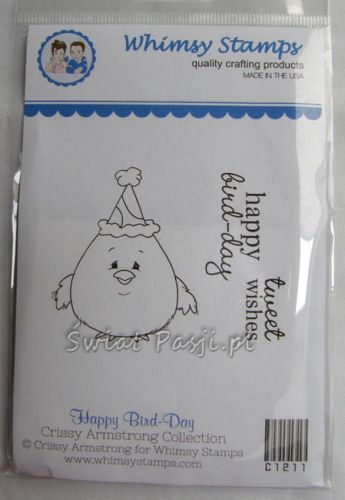 stempel gumowy Crissy Armstrong Collection - happy bird-day