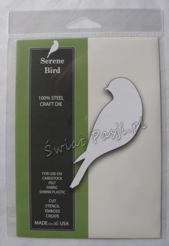 wykrojnik Poppy Stamps - ptaszek duży [841] (Serene Bird)