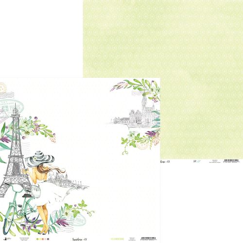 papier scrapbook Piątek trzynastego - sunshine 01