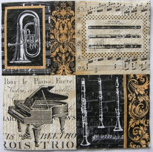 serwetka - instrumenty muzyczne