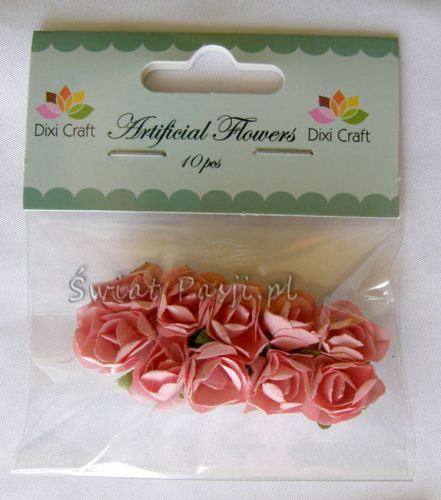 papierowe róże - różowe [AF001]