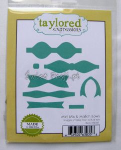 wykrojnik Taylored expressions - mini mix & match bows [TE337]