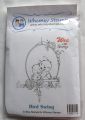 stempel gumowy Wee stamps - bird swing