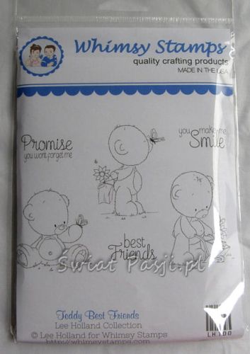 stempel gumowy Lee Holland - teddy best friends