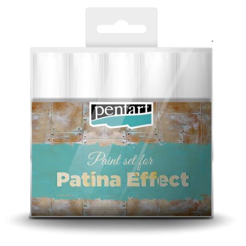 zestaw farb Pentart 5x20 ml - efekt patyny