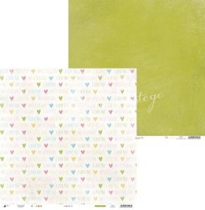 papier scrapbook Piątek trzynastego - mała dziewczynka 03