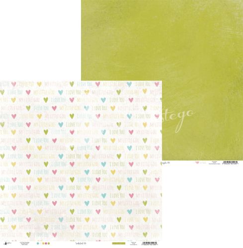 papier scrapbook Piątek trzynastego - mała dziewczynka 03