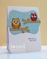 stemple gumowe + wykrojniki Taylored expressions - hoot hoot hooray