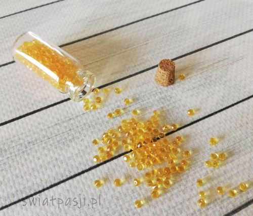 diamenty akrylowe mini - żółte