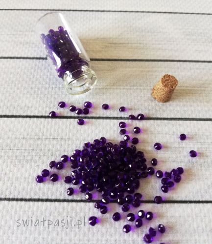 diamenty akrylowe mini - fioletowe