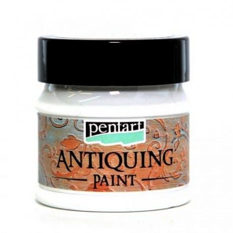 farba antyczna Pentart - biała 50 ml