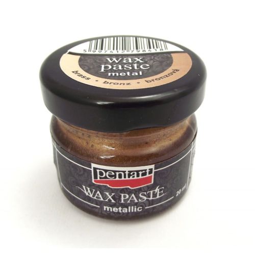 pasta woskowa metaliczna Pentart - brąz 20ml