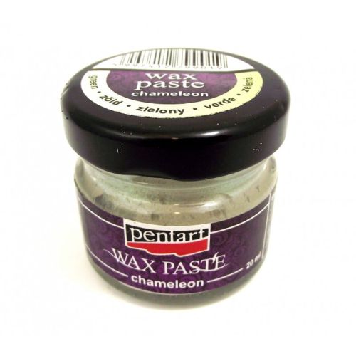 pasta woskowa chameleon Pentart - zielona 20ml