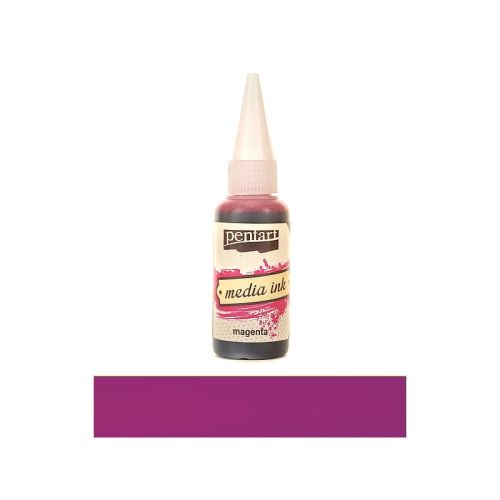 tusz alkoholowy Pentart media ink - magenta 20 ml