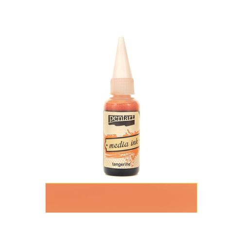 tusz alkoholowy Pentart media ink - mandarynka 20 ml