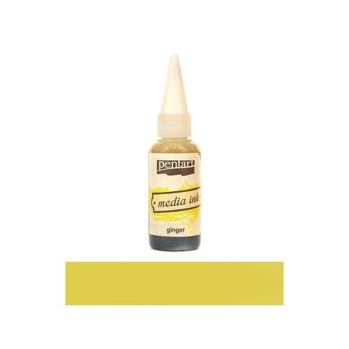 tusz alkoholowy Pentart media ink - imbir 20 ml