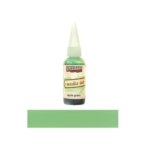 tusz alkoholowy Pentart media ink - zielone jabłko 20 ml