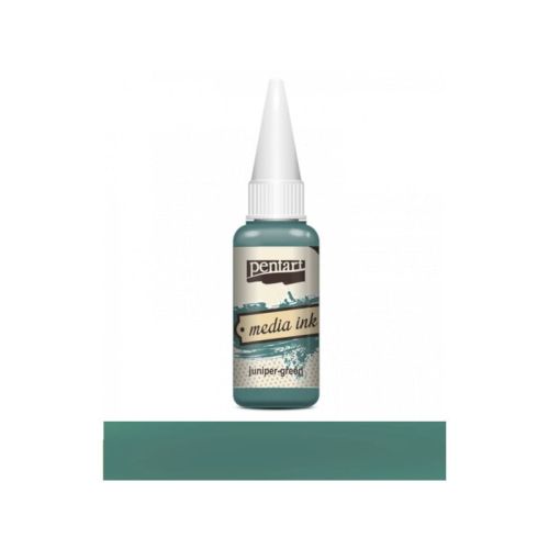 tusz alkoholowy Pentart media ink - jałowiec 20 ml