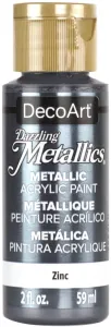 farba metaliczna DecoArt Dazzling Metallics - cynkowy (zink) 59ml [DA339]