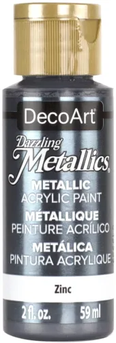 farba metaliczna DecoArt Dazzling Metallics - cynkowy (zink) 59ml [DA339]