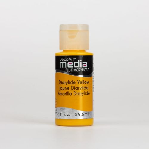 farba fluid acrylics (płynny pigment akrylowy) DecoArt - diarylide yellow  59 ml [DMFA11]