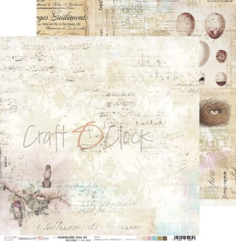 papier scrapbook Craft o'clock - hummingbird song 01