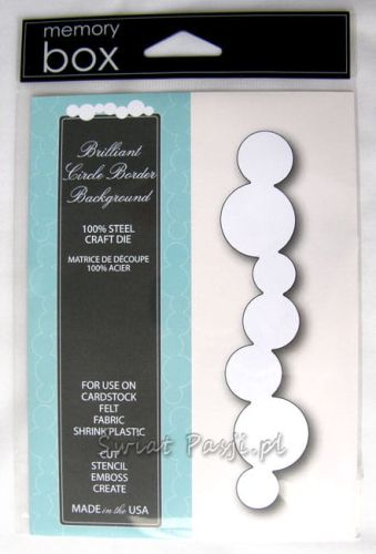 wykrojnik Memory Box - brilliant circle border background [98928]