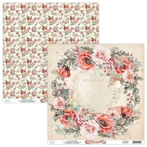 papier scrapbook Mintay Papers - love letters 02