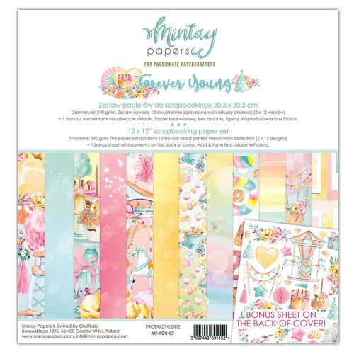 papier scrapbook Mintay Papers - forever young [bloczek/pad]