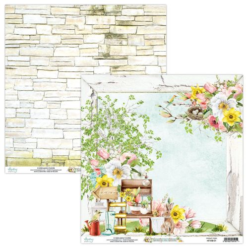papier scrapbook Mintay Papers - beauty in bloom 01