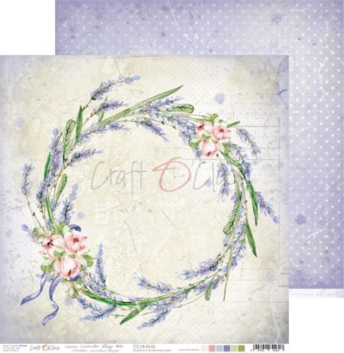 papier scrapbook craft o'clock - lavender bliss 06