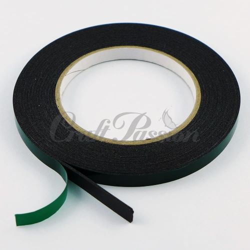 taśma dwustronnie klejąca do 3D - Craft Passion - (1,5mm x 9mm x 5m) - czarna