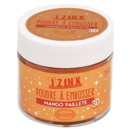 puder brokatowy do embossingu IzInk - mango (mango)