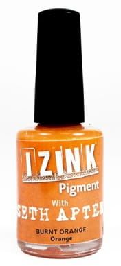 farba do szkła IzInk Pigment - pomarańczowa (burnt orange)