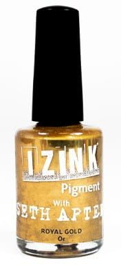 farba do szkła IzInk Pigment - złota (royal gold)