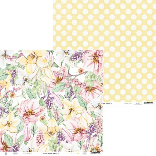 papier scrapbook P13 - the four seasons - spring 01