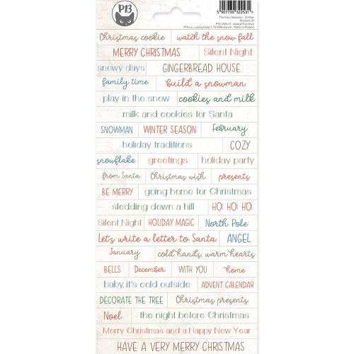 arkusz naklejek P13 - the four seasons - winter 01