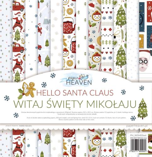 papier scrapbook Paper Heaven - witaj święty Mikłaju [bloczek/pad]